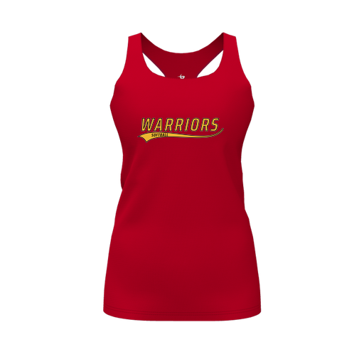 [FT0TRBRD-FYS-LOGO1] Decker Racerback Tank Top (Female Youth S, Red, Logo 1)