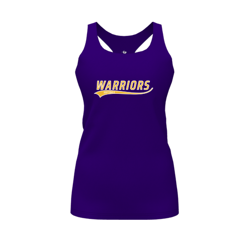 [FT0TRBPP-FYS-LOGO2] Decker Racerback Tank Top (Female Youth S, Purple, Logo 2)