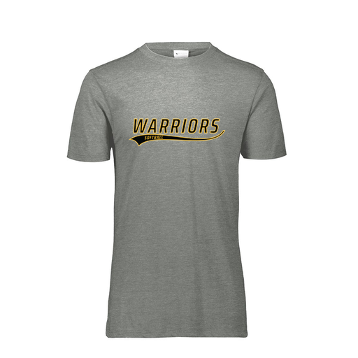 [FTSCUBGY-YS-LOGO3] Decker Youth Tri-Blend T-Shirt - Short Sleeve (Youth S, Gray, Logo 3)