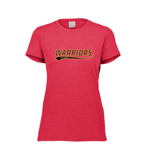[FTSCUBRD-FAXS-LOGO3] Decker Women's Tri-Blend T-Shirt - Short Sleeve (Female Adult XS, Red, Logo 3)