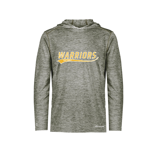 [FOLHCGGY-YS-LOGO2] Decker Youth Charge Hoodie (Youth S, Gray, Logo 2)