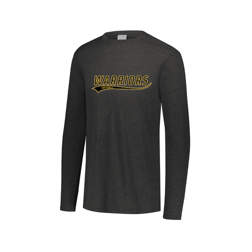 [FTLCUBBK-AXS-LOGO3] Decker Men's Tri-Blend T-Shirt - Long Sleeve (Adult XS, Black, Logo 3)