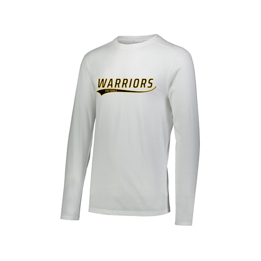 [FTLCUBWH-AXS-LOGO3] Decker Men's Tri-Blend T-Shirt - Long Sleeve (Adult XS, White, Logo 3)