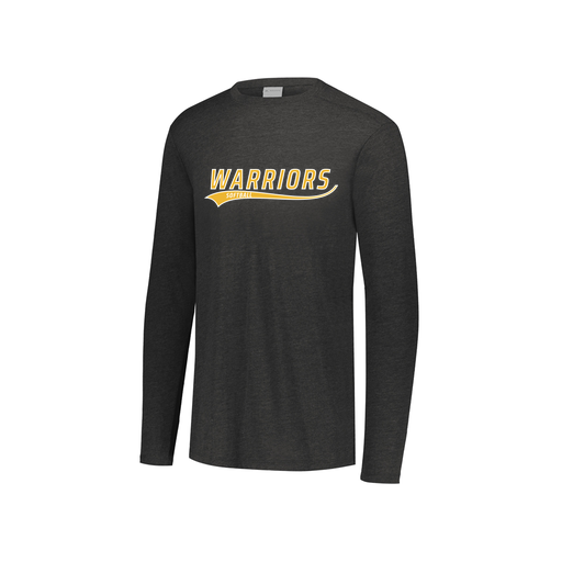 [FTLCUBBK-YS-LOGO2] Decker Youth Tri-Blend T-Shirt - Long Sleeve (Youth S, Black, Logo 2)