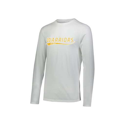[FTLCUBWH-YS-LOGO2] Decker Youth Tri-Blend T-Shirt - Long Sleeve (Youth S, White, Logo 2)